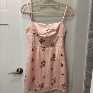 Princess Polly Blush Floral Dress